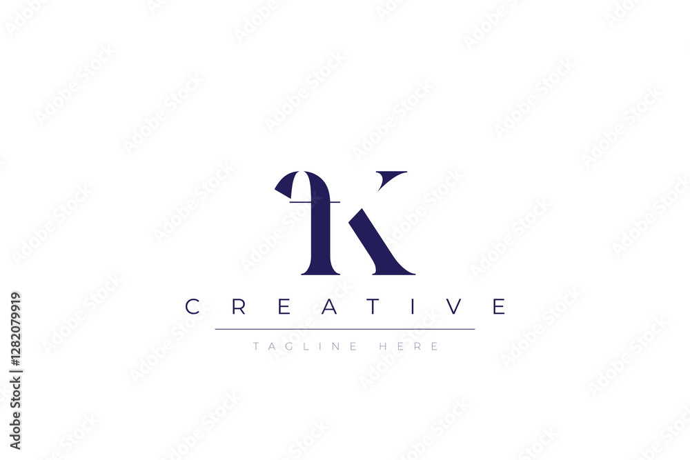 fK abstract minimalist letters Logo Monogram. It is a minimalist logo, this logo is made by combining two letters fK abstract minimalist letters Logo Monogram. It is a minimalist logo, this logo is made by combining two letters