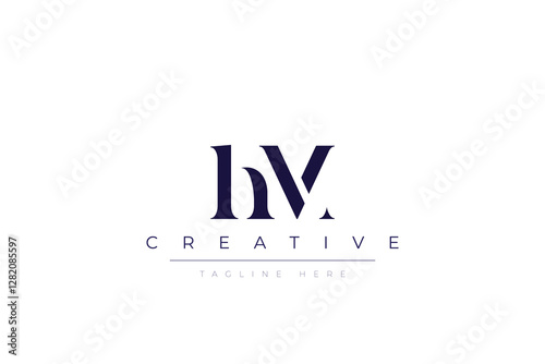 hM abstract  minimalist letters Logo Monogram. It is a minimalist logo, this logo is made by combining two letters