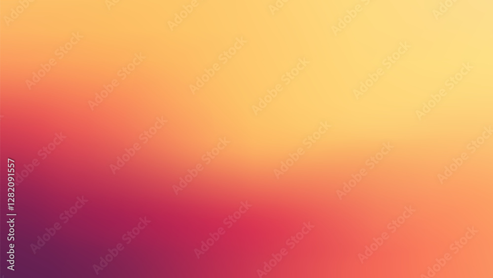 Soft pink yellow gradient vector background. Modern illustration with pastel color palette. Soft colors liquid background. Soft blur gradient holographic backdrop design