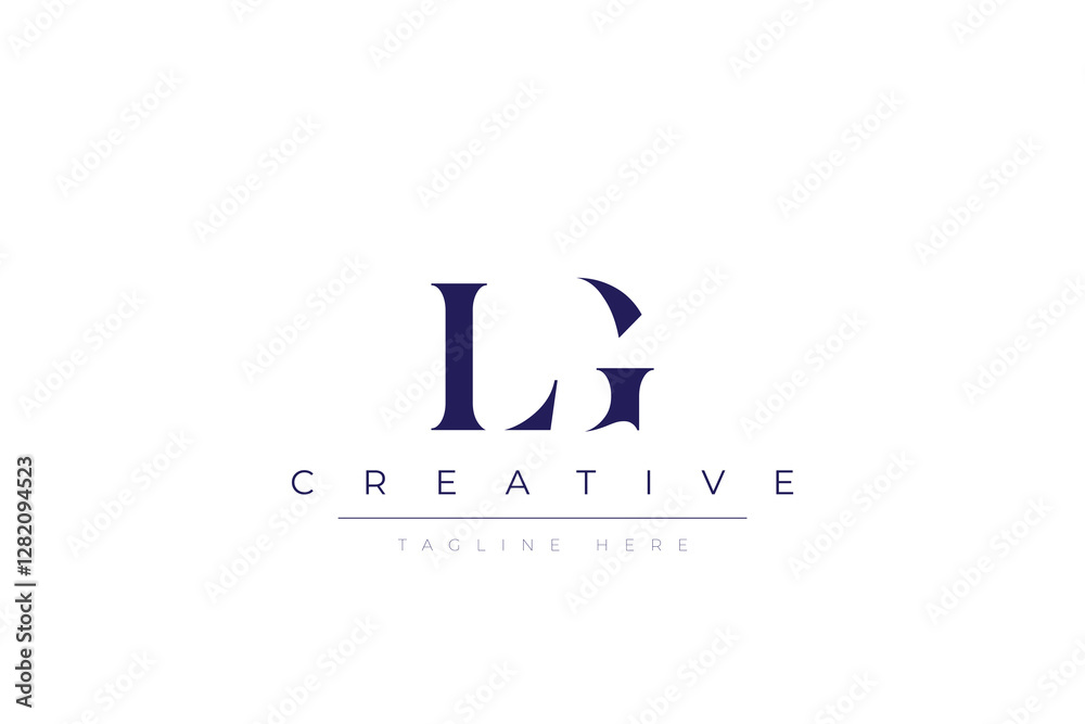 lG abstract minimalist letters Logo Monogram. It is a minimalist logo, this logo is made by combining two letters lG abstract minimalist letters Logo Monogram. It is a minimalist logo, this logo is made by combining two letters