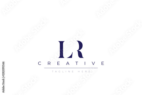 Foto lR abstract  minimalist letters Logo Monogram