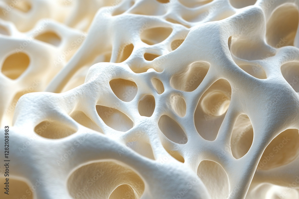 Macro View of Cracked Bones Showcasing Intricate Textures and Structures Under Soft Lighting Macro View of Cracked Bones Showcasing Intricate Textures and Structures Under Soft Lighting