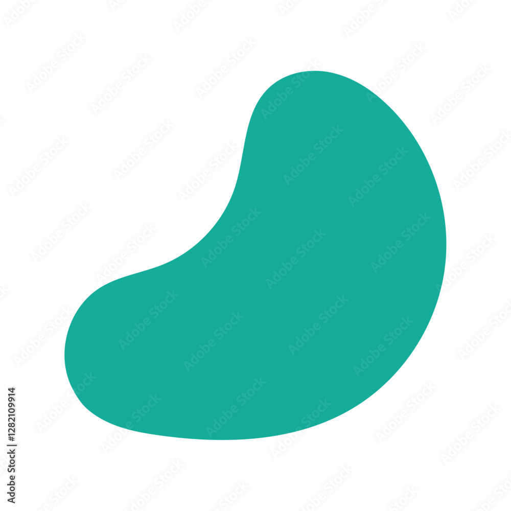 Geometric Shape Blob Modern Abstract Fluid Design Geometric Shape Blob Modern Abstract Fluid Design