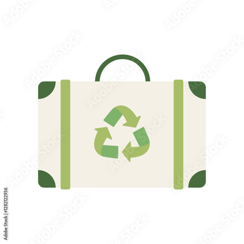 Sustainable Tourism Suitcase Icon