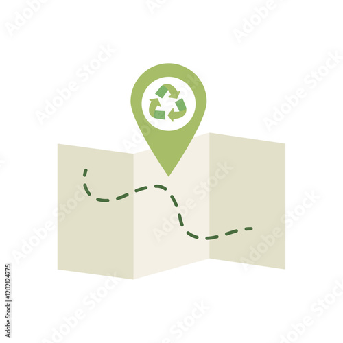 Sustainable Tourism Location Icon
