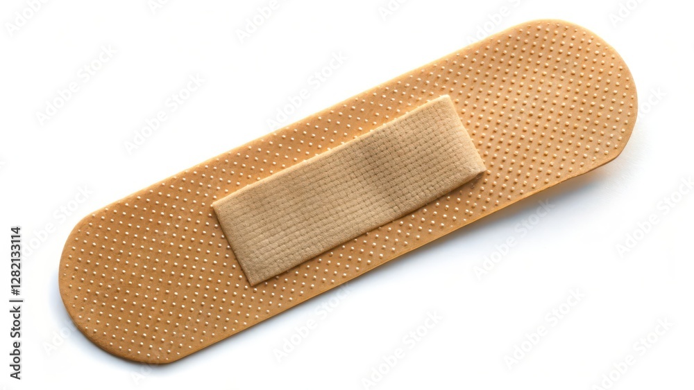 Adhesive Bandage on White Background Adhesive Bandage on White Background