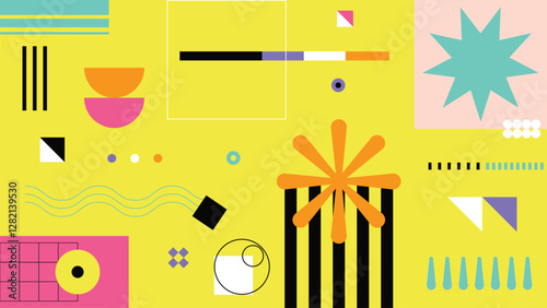 Futuristic abstract design with dynamic geometric vibrant colors, and unique artistic details. Perfect for digital artwork, creative backgrounds, modern branding, and stylish visual content.