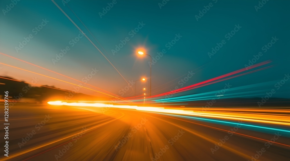 Speed of Light – Dynamic Long Exposure of a City Road Speed of Light – Dynamic Long Exposure of a City Road