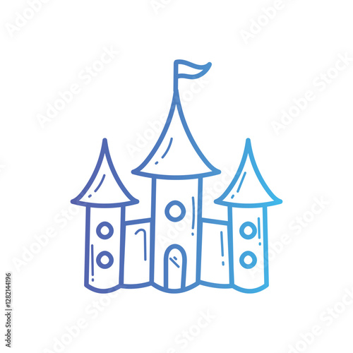 Castle Vector icon