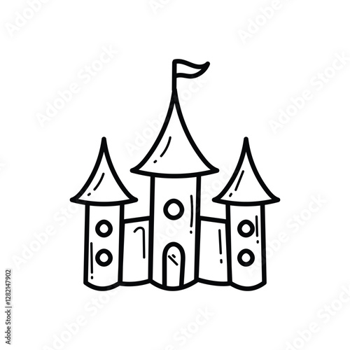 Castle Vector icon