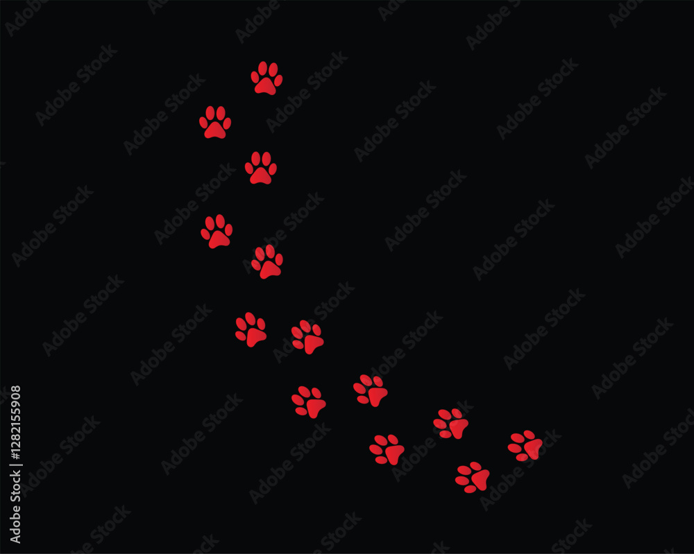 Modern Dog Paw Print Symbol A Graceful Representation of Pet Love Modern Dog Paw Print Symbol A Graceful Representation of Pet Love