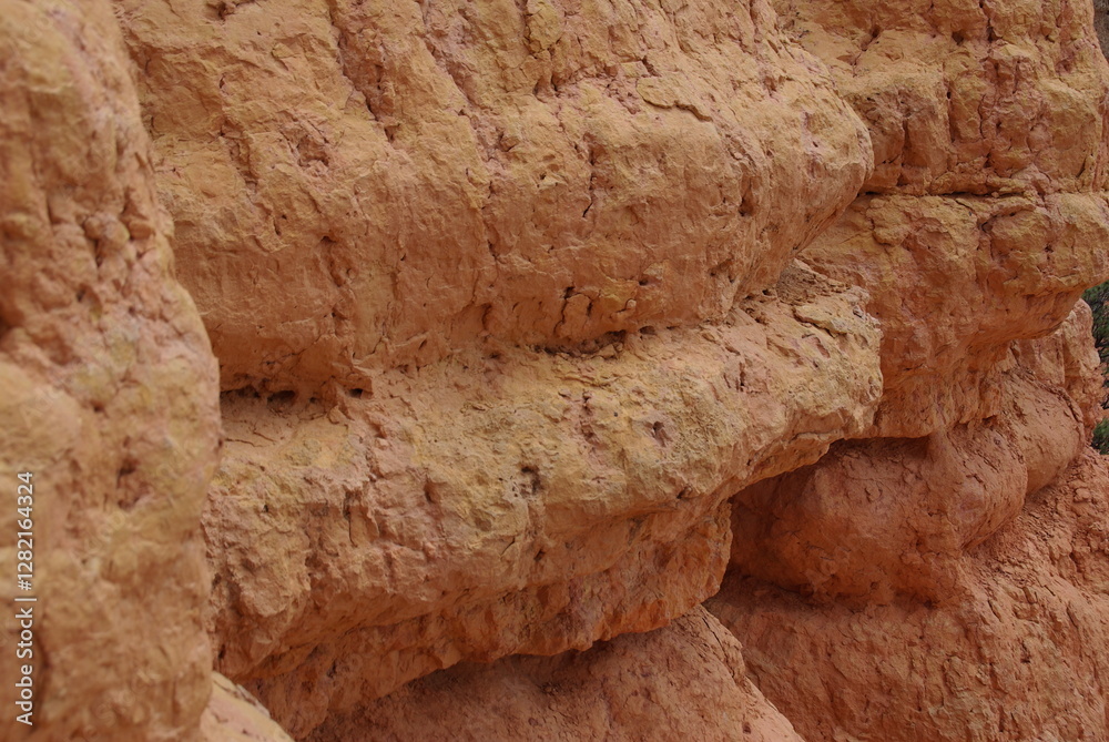 Obraz premium orange rock from cliff, Utah, desert