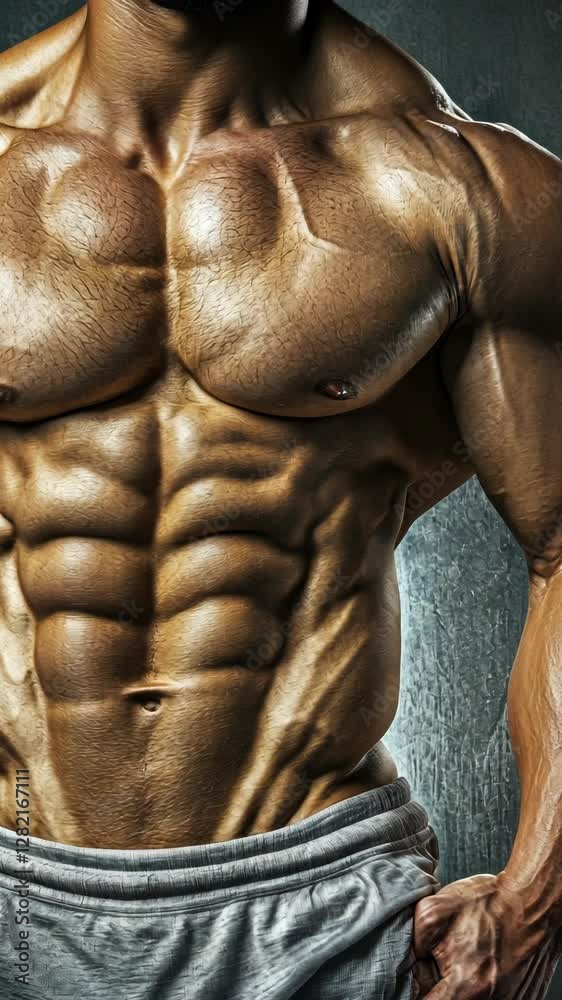 Defined male physique showcases strength and dedication in fitness training and bodybuilding competition preparation Defined male physique showcases strength and dedication in fitness training and bodybuilding competition preparation