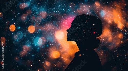 Exploring the Cosmos Through a Human Silhouette