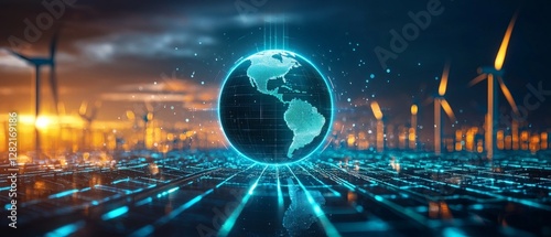 Smart Renewable Cityscape with Digital Earth and Clean Energy Tech