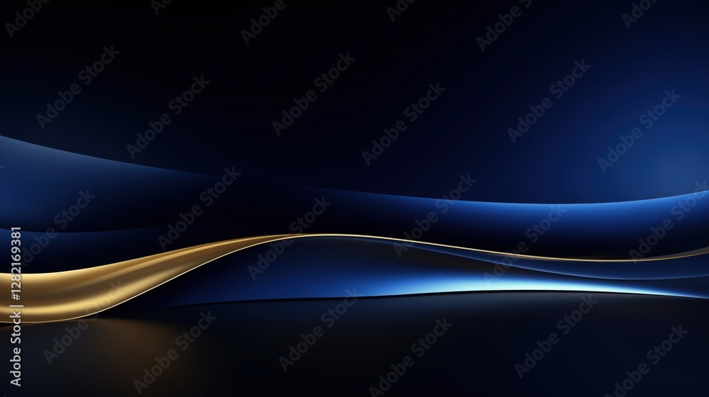 Obraz premium Abstract technology concept curve architectural space background