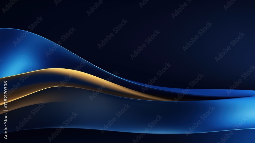 Obraz premium Abstract technology concept curve architectural space background