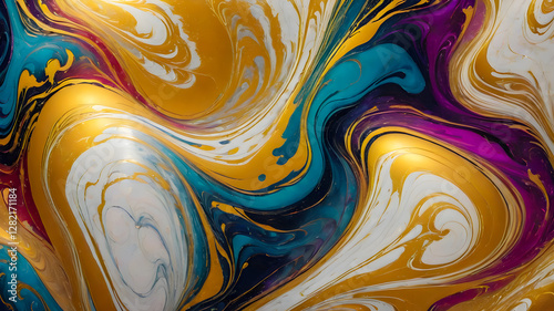 luxury marble abstract background. marble fractal texture	
