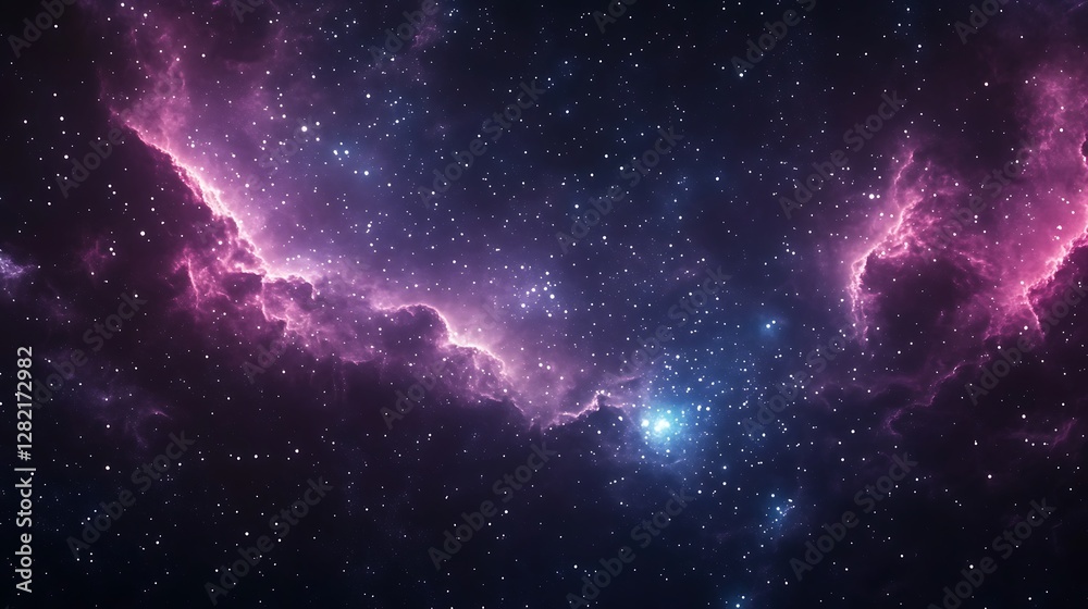 Fototapeta premium Meteor rain showering breathtaking night sky high resolution picture