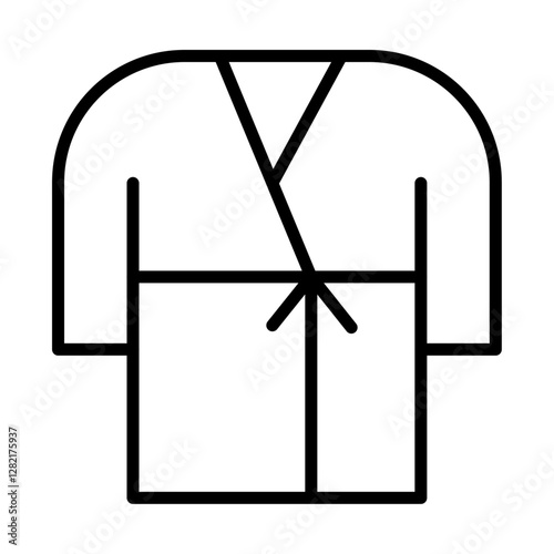 bathrobe icon simple vector symbol