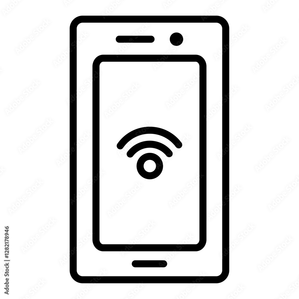 Mobile Internet icon simple vector symbol Mobile Internet icon simple vector symbol