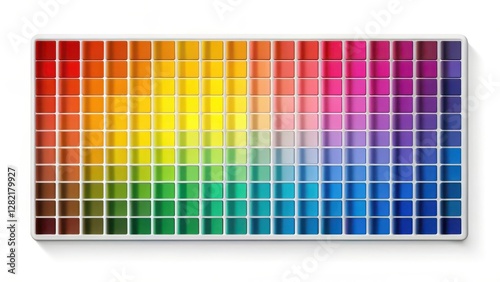 Color Palette Chart, Color Swatches, Color Guide
