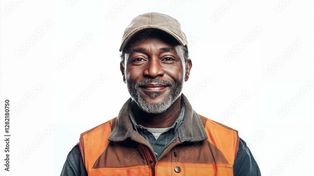Portrait of a smiling mechanic worker, realistic 4k photography Portrait of a smiling mechanic worker, realistic 4k photography