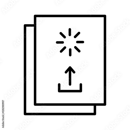 submit progress icon simple vector symbol