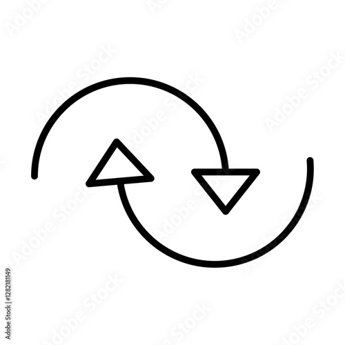 swap Icon simple vector symbol