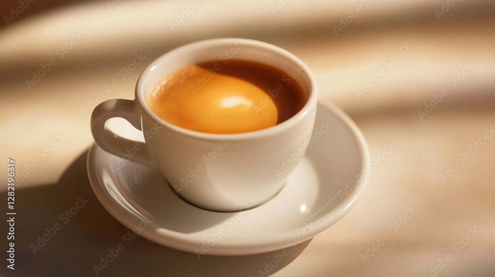 freshly brewed cup of coffee, placed on a sleek white saucer, with steam rising from the cup, set against a blurred cafe background to highlight the warmth and inviting aroma freshly brewed cup of coffee, placed on a sleek white saucer, with steam rising from the cup, set against a blurred cafe background to highlight the warmth and inviting aroma