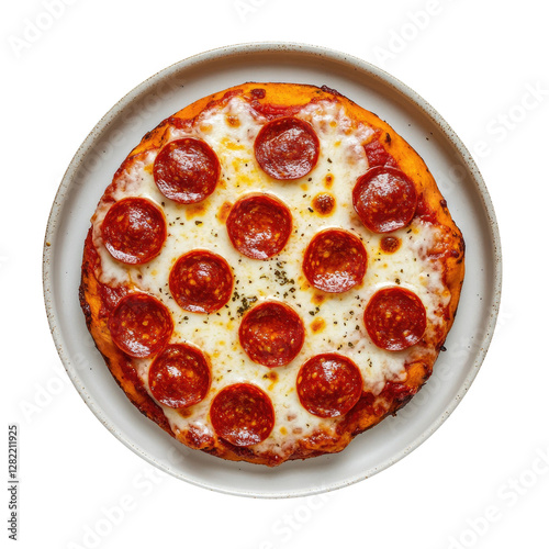 A Delicious Pepperoni Pizza...
