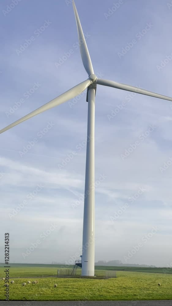 Close up from a windmill in the countryside of The Netherlands. Close up from a windmill in the countryside of The Netherlands.