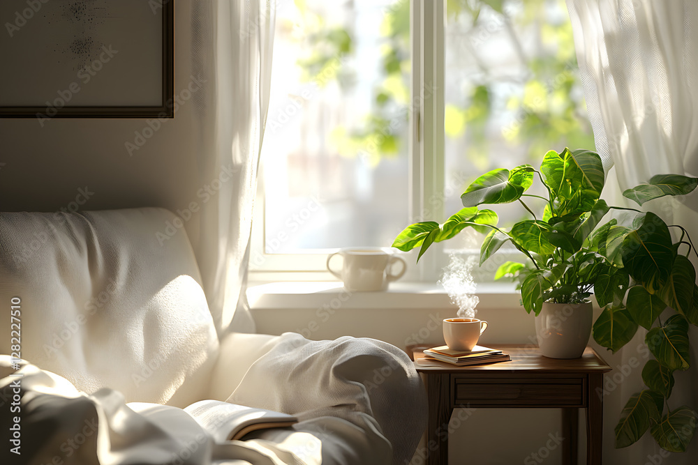 custom made wallpaper toronto digitalCozy Retreat: A Tranquil Corner for Peaceful Reflection and Mindful Relaxation