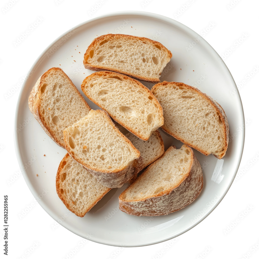 sliced bread isolated on white background sliced bread isolated on white background