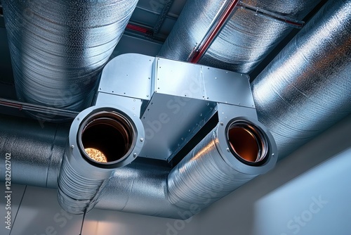 Modern Ventilation System for Energy Efficient Air Conditioning in Home Service Room with Heat Recovery Technology
