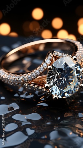 a colorful diamond ring