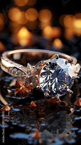 a colorful diamond ring