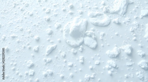 A complex, detailed graphic rendered in high resolution on a snow-white background, displaying textures and fine lines.