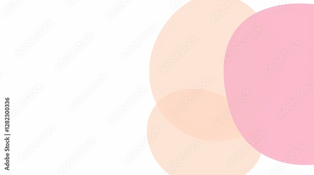 A vector graphic set against a plain white background, composed of overlapping, translucent shapes in muted pastel tones. A vector graphic set against a plain white background, composed of overlapping, translucent shapes in muted pastel tones.