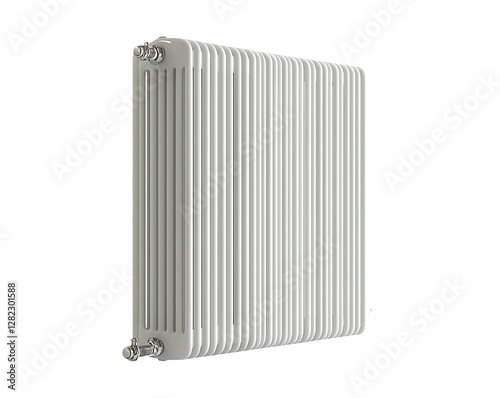 Wallpaper Mural White Radiator Isolated on Transparent Background Torontodigital.ca