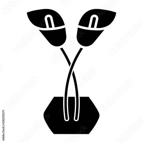 lilies Solid icon