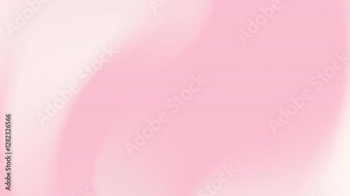 A soft, abstract composition featuring blurred, flowing gradients of pink and off-white colors.