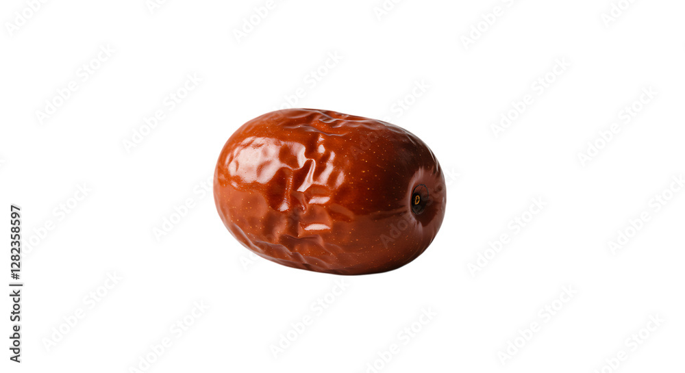 Obraz premium Jujube Fruit Single Red Date Closeup Studio Shot