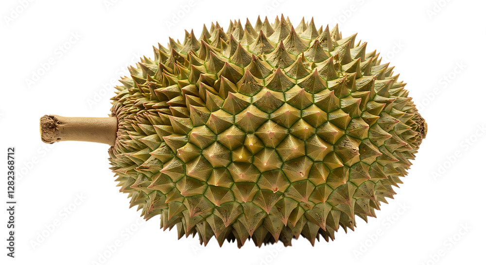 Fresh Durian Fruit Close Up Shot
