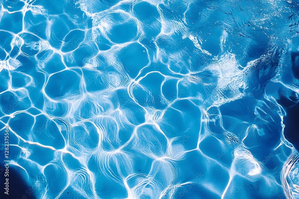 Obraz premium Swimming Pool Water Surface Texture