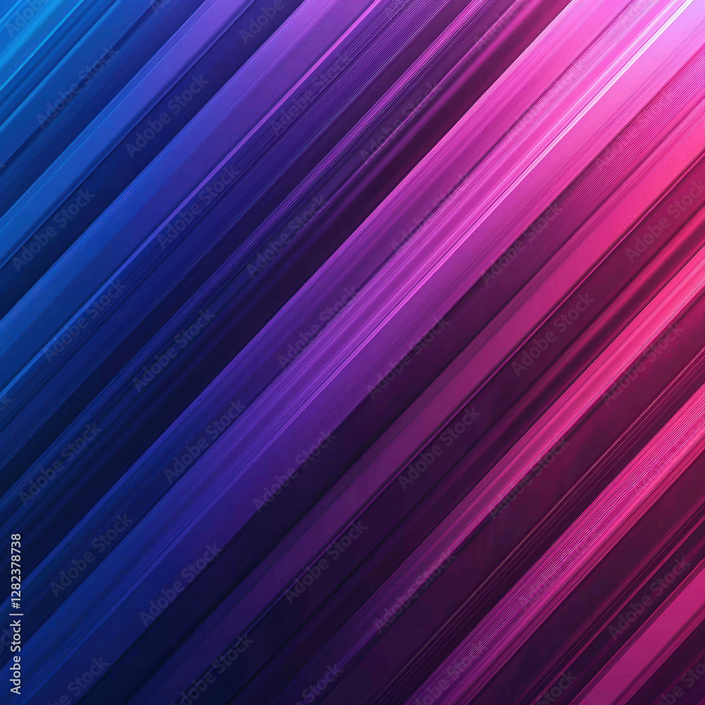 Obraz premium Vibrant abstract pattern with smooth color transitions from blues, purples, pinks, reds and more, symmetrical design, modern graphic style, suitable for background or graphic design p - AI-Generated