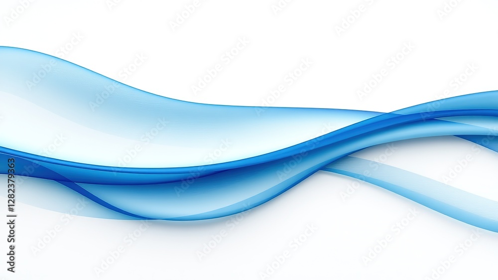 Tranquil Waves: Blue Lines Dance on a Crisp Canvas Tranquil Waves: Blue Lines Dance on a Crisp Canvas