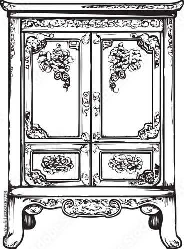 set of antique furniture