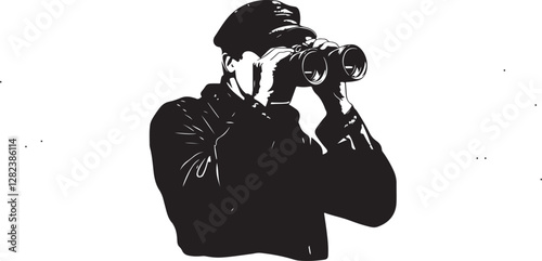 silhouette of a man