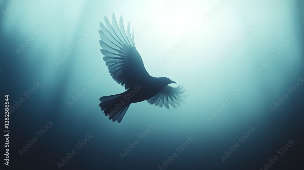 Obraz premium bird flying in the air